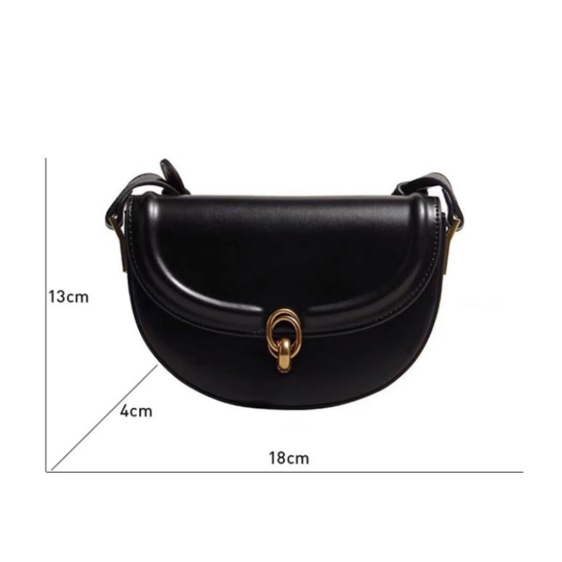 Túi yên ngựa PU túi nách một vai chéo túi Xách Cỡ Nhỏ Thời trang phụ nữ
