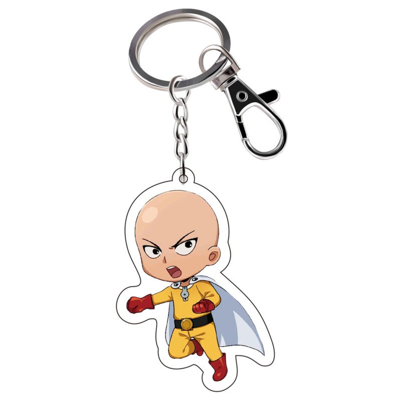 Móc Khóa Mô Hình Nhân Vật Saitama Genos Tatsumaki Trong ONE PUNCH-MAN Bằng Acrylic Quà sinh nhật