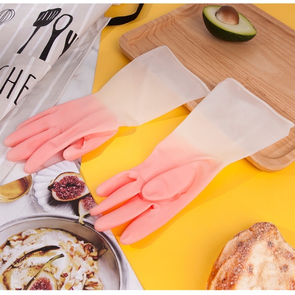 Găng tay rửa chén, bát cao su siêu dai, siêu bền