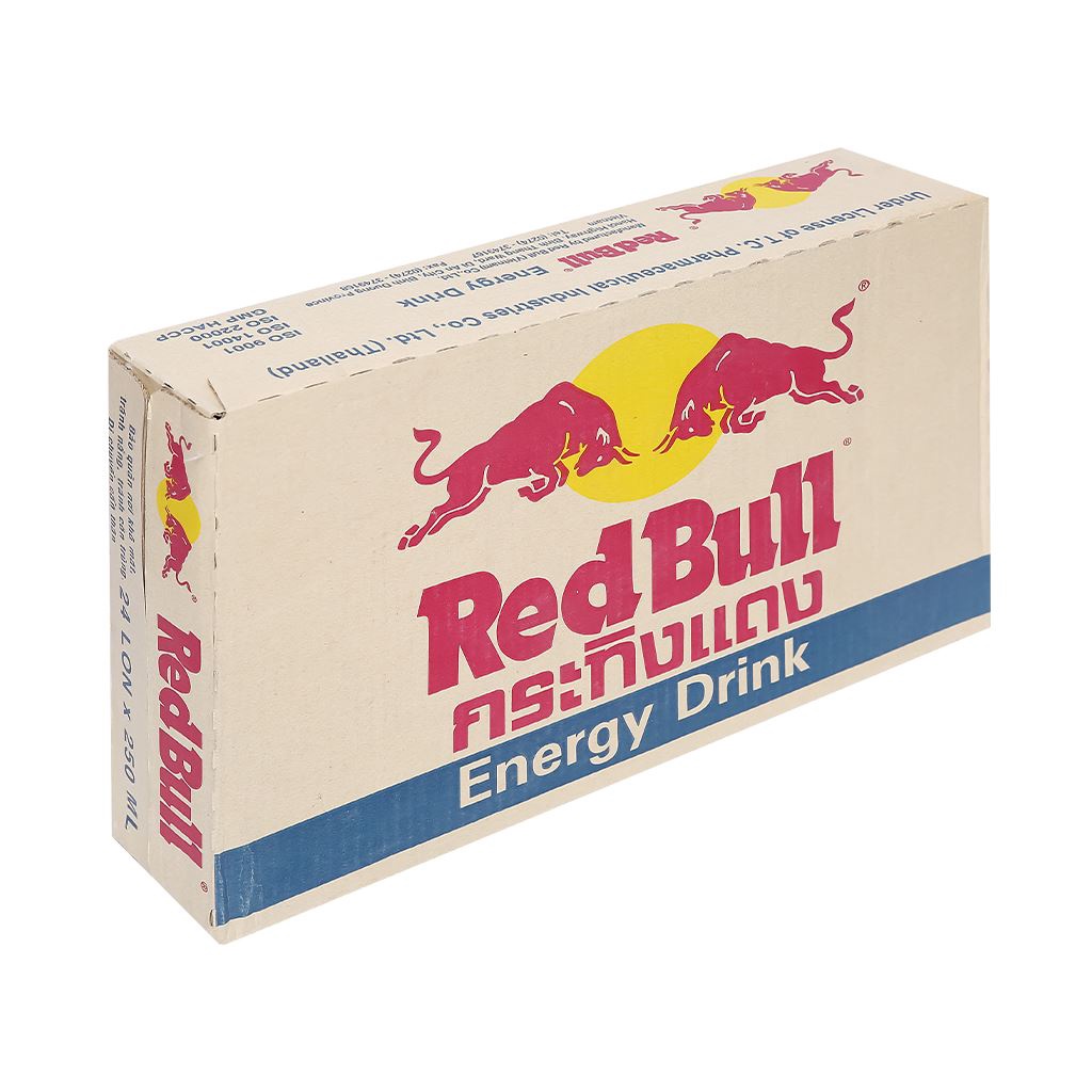 Thùng 24 lon nước tăng lực Redbull Thái 250ml
