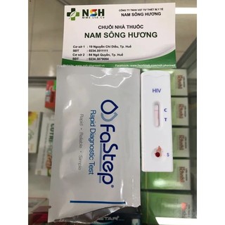 ❤️[CHE TÊN] Bộ Test thử Que Thử Nhanh xét nghiệm HIV Tại Nhà FASTEP HIV 1/2 1 kit chính xác 99,9% của Mỹ