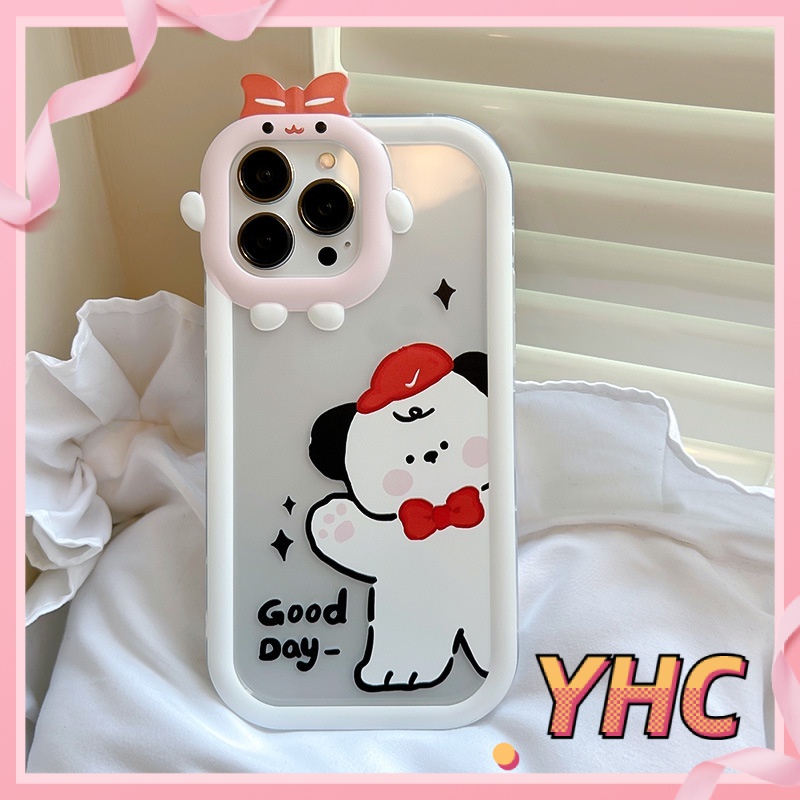 Ốp lưng Ống kính quái vật nhỏ nơ phim hoạt hình dễ thương iPhone 6 / 6S / 6splus / se / 7 / 7plus / 8 / 8plus / X / xs / xsmax / 11 / 12 / 13 / 14 / Plus / Pro /pro max-6005