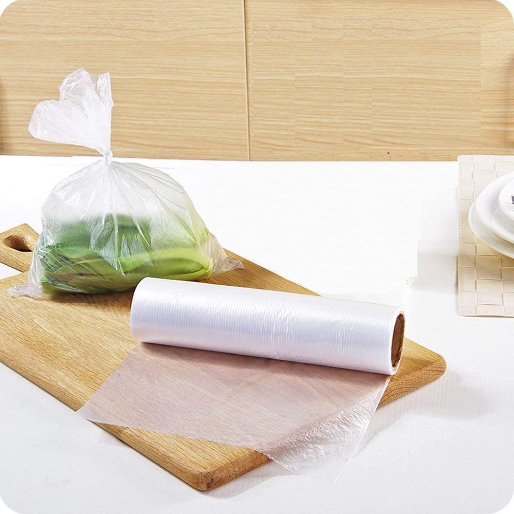 Set 3 Cuộn (450 cái) Túi Đựng Thực Phẩm Phân Hủy Sinh Học, Túi bọc thực phẩm, túi đựng thực phẩm an toàn cho sức khoẻ