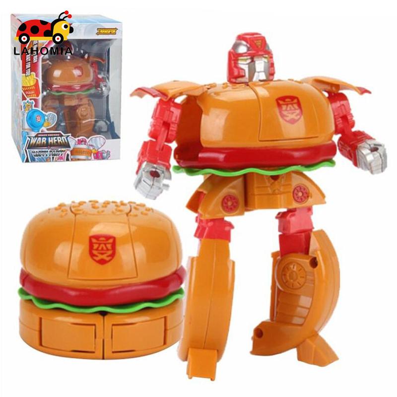 [Lahomia] LAHOMIA Hamburger Nhân Vật Mô Hình Nhân Vật Hành Động Bé Trai Đồ Chơi Robot Trẻ Em Quà Tặng