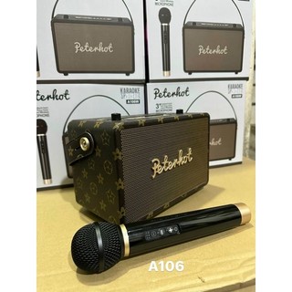 Loa bluetooth Peterhot A106W kèm 1 micro công suất 20W