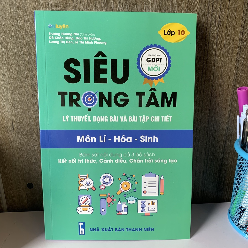 Lớp 10(bộ Chân trời) Combo 2 sách Siêu trọng tâm Toán-Văn_Anh và Lí-Hóa-Sinh [Nhà sách Ôn luyện]