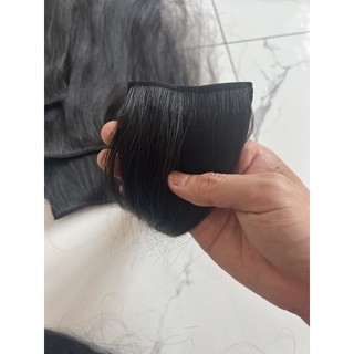 Tóc kẹp phím 50cm dải 4 khuy kẹp 20cm tóc thật chất đẹp bóng mượt