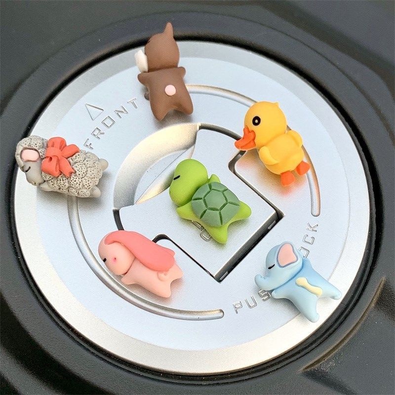 Phụ Kiện Trang Trí Gương Chiếu Hậu Xe Mô Tô / Xe Đạp / Xe Hơi Độc Đáo Xinh Xắn