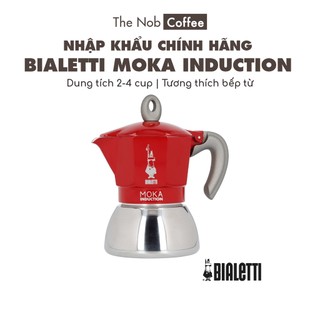 Ấm Moka Bialetti Induction đun trên bếp từ 2 - 4 Cup | Nhập khẩu Italia, bảo hành chính hãng.