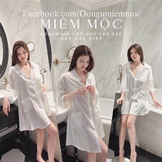 Váy ngủ công chúa 1 lụa satin cao cấp quảng châu