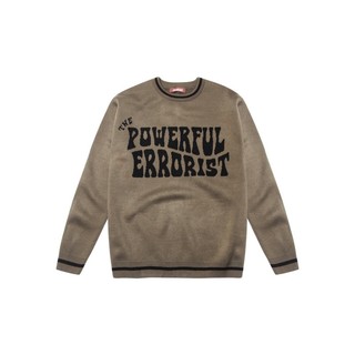 Áo ERRORIST len powerful kem/nâu