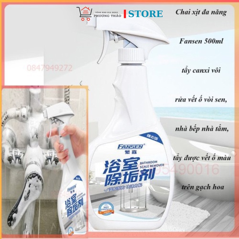 [ Sạch Bóng ] Chai Xịt KITCHEN OILY FOAM CLEANER Tẩy Rửa Nhà Bếp - Nhà Tắm Đa Năng Bảo Vệ Da Tay