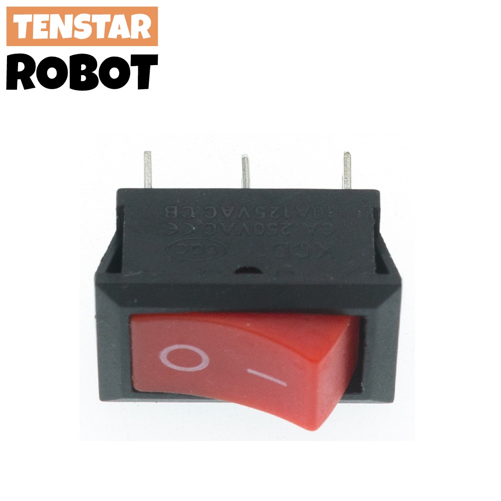 Công Tắc Bật Tắt KCD1-101 6A / 10A ON-OFF 250V 6A / 125VAC 10A Có Đèn Led 220V
