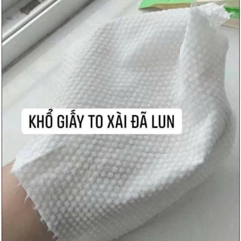 Khăn lau mặt dùng 1 lần Animerry, giấy lau mặt 1 lần lau khô, lau ướt siêu dai