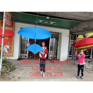 diều đuôi cá 1,7m 1 màu