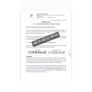 Thực phẩm chức năng Code Age Marine Collagen Peptides