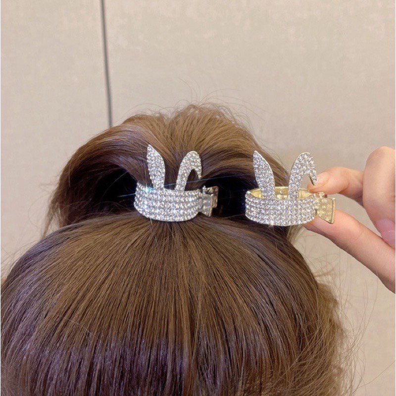 Kẹp Tóc Đuôi Ngựa Tạo Kiểu Tai Mèo Tai Thỏ