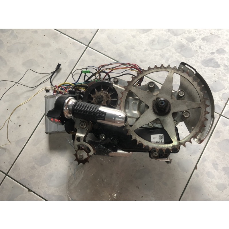 Máy Yamaha cao cấp lên sẳn tay ga dùng cho xe trợ lực và xe đạp điện Nhật bãi