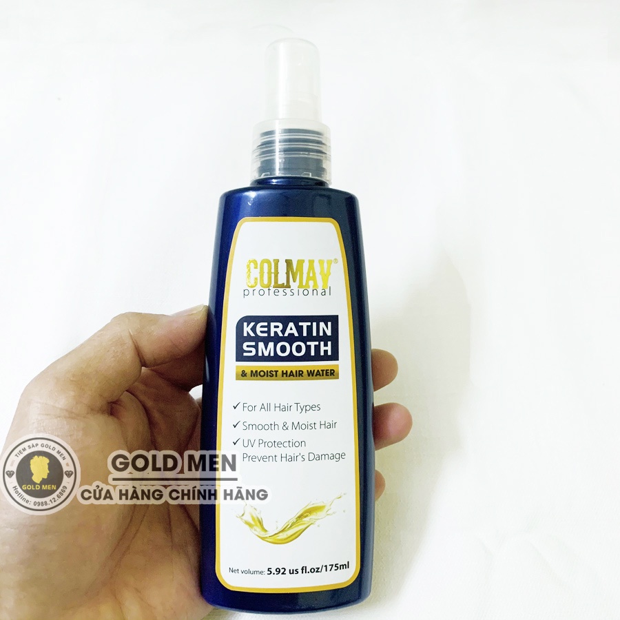 Xịt dưỡng tóc Colmav Keratin Smooth & Moist Hair Water