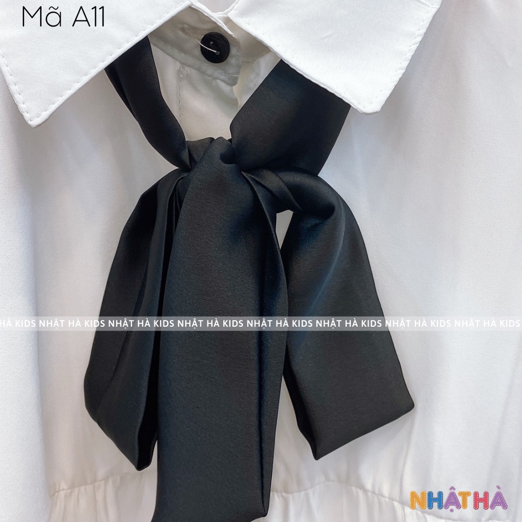 Váy bé gái mùa hè A11 size đại 11 - 45kg chất thô dáng xòe có cổ cho bé đi học