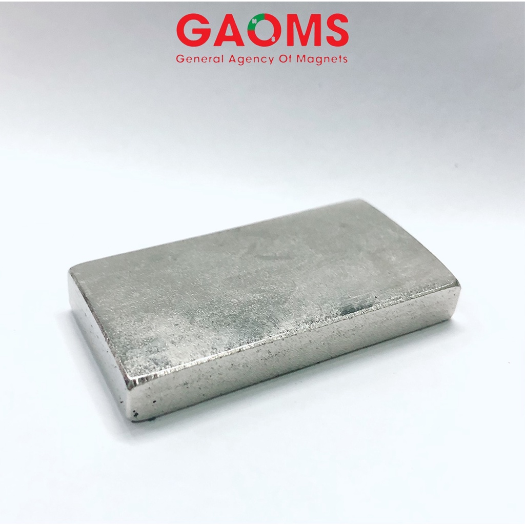 Nam châm đất hiếm 50x25x6mm GAOMS, bề mặt cong, lực hút siêu mạnh