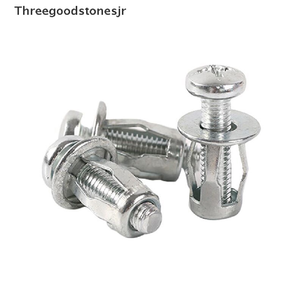 Set 10 Ốc Vít Kim Loại M5 / M6 Cho Xe Ô Tô