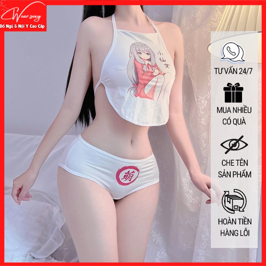 Bộ Đồ Ngủ Hóa Trang Nhân Vật Anime Dễ Thương Quyến Rũ Cho Nữ AN100 [CWEAR.SEXY_ĐỒ NGỦ & NỘI Y CAO CẤP]