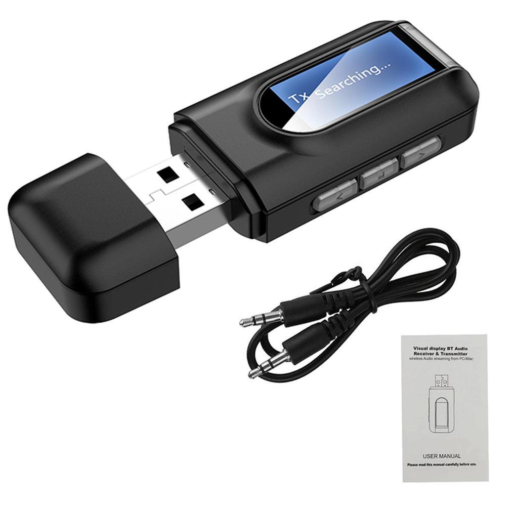 Usb Truyền Tín Hiệu Âm Thanh Không Dây 2 Trong 1 Cho TV / Máy Tính / Xe Hơi