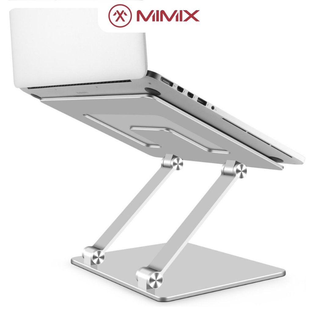 Giá đỡ tản nhiệt Macbook Laptop L301 thiết kế 2 chân độc đáo bằng nhôm nguyên khối, điều chỉnh độ cao, gấp gọn.