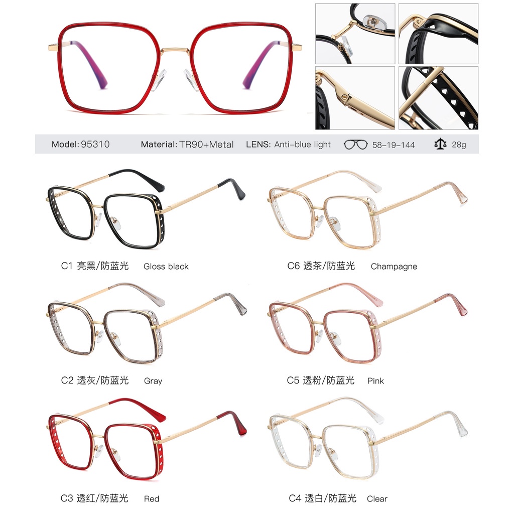 Kính Mát Thời Trang Nữ Phong Cách retro 95310