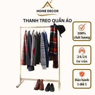 Giá Treo Quần Áo - Thanh Treo Quần Áo Gỗ Thông Nội Thất Kiểu Hàn Lắp Ráp