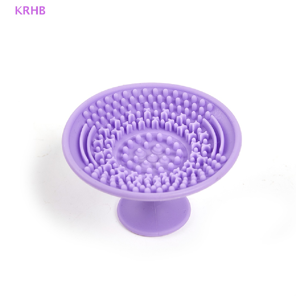 Miếng Silicon Vệ Sinh Cọ Trang Điểm Tiện Lợi Mới