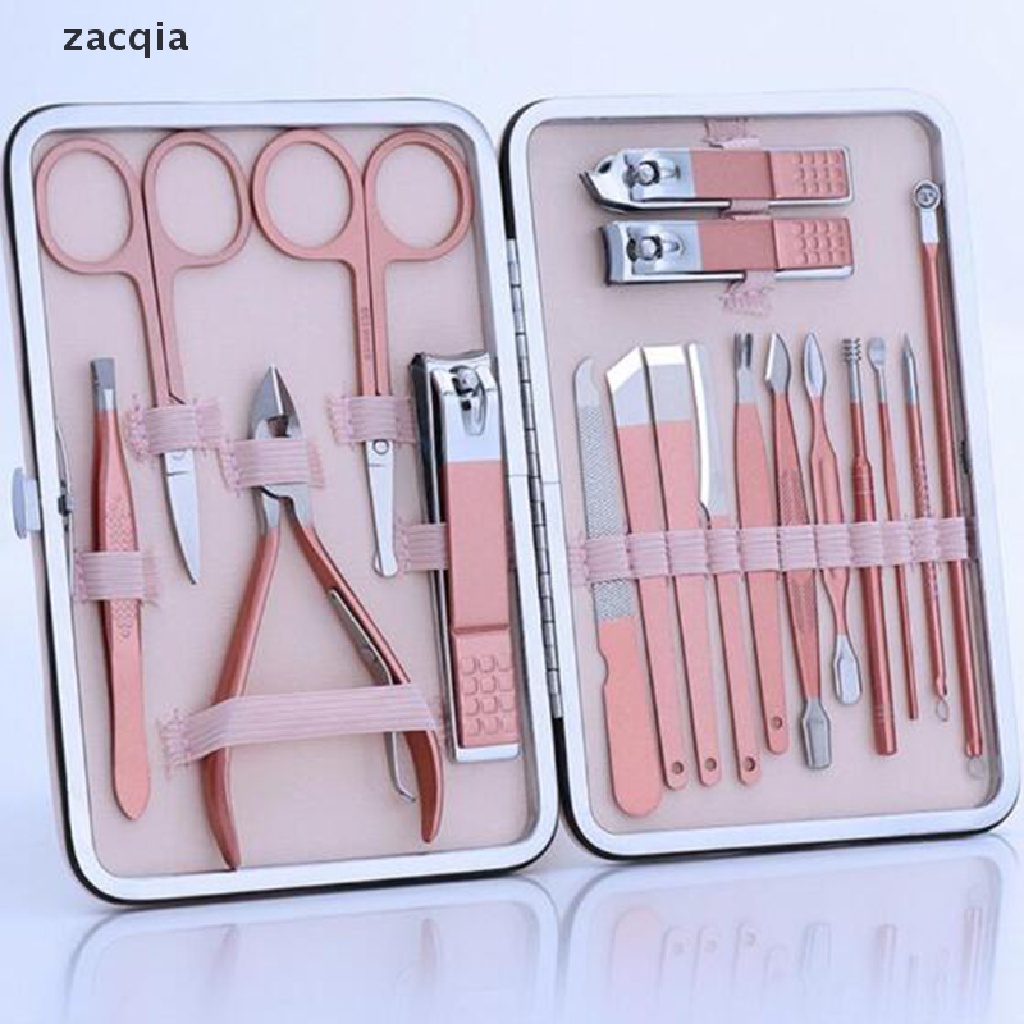 Bộ Kềm Cắt Móng Tay Bằng Thép Không Gỉ Tiện Dụng Mang Theo Du Lịch