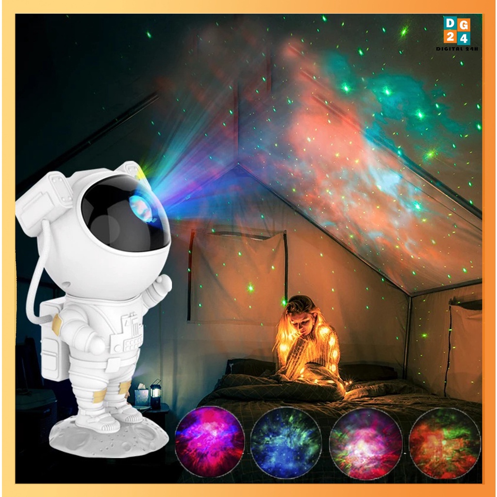 ✨ FREESHIP ✨ Đèn Phi Hành Gia Galaxy Chiếu Sao Thiên Hà Trang Trí Phòng Làm Việc, Phòng Ngủ