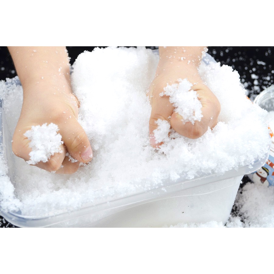 Tuyết nhân tạo 1kg làm tuyết giả trang trí giáng sinh,ông già noel, nguyên liệu chính làm Slime MÂY