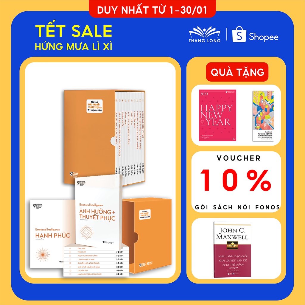 Sách - HBR Emotional Intelligence: Trí Tuệ Xúc Cảm