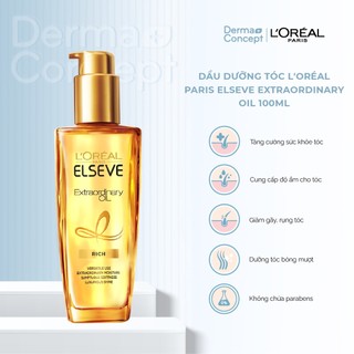 Dầu dưỡng tóc chiết xuất tinh dầu hoa tự nhiên L'Oreal Paris Elseve Extraordinary Oil 100ml