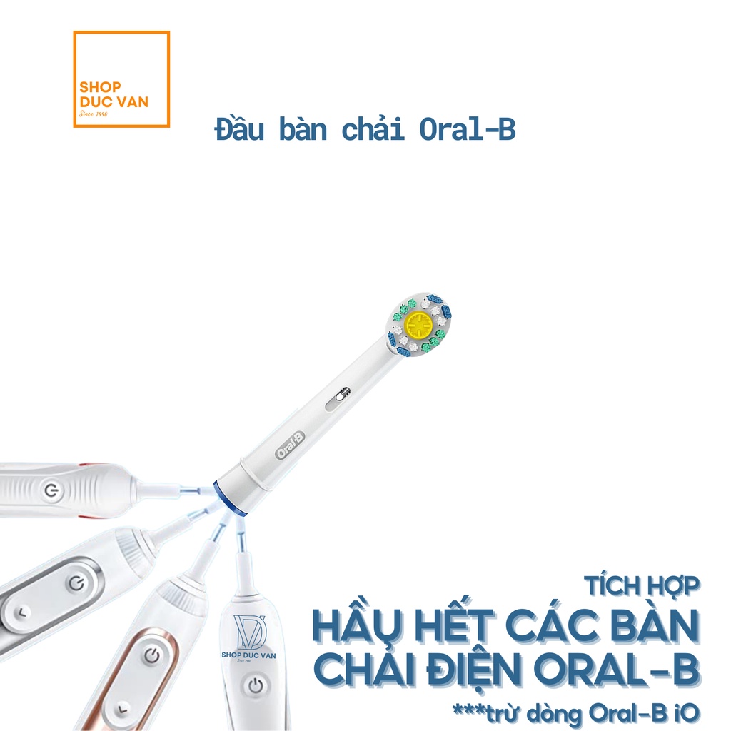 Đầu Bàn Chải Điện Oral-B 3D White  Cho Răng Trắng Sạch, Sáng Bóng