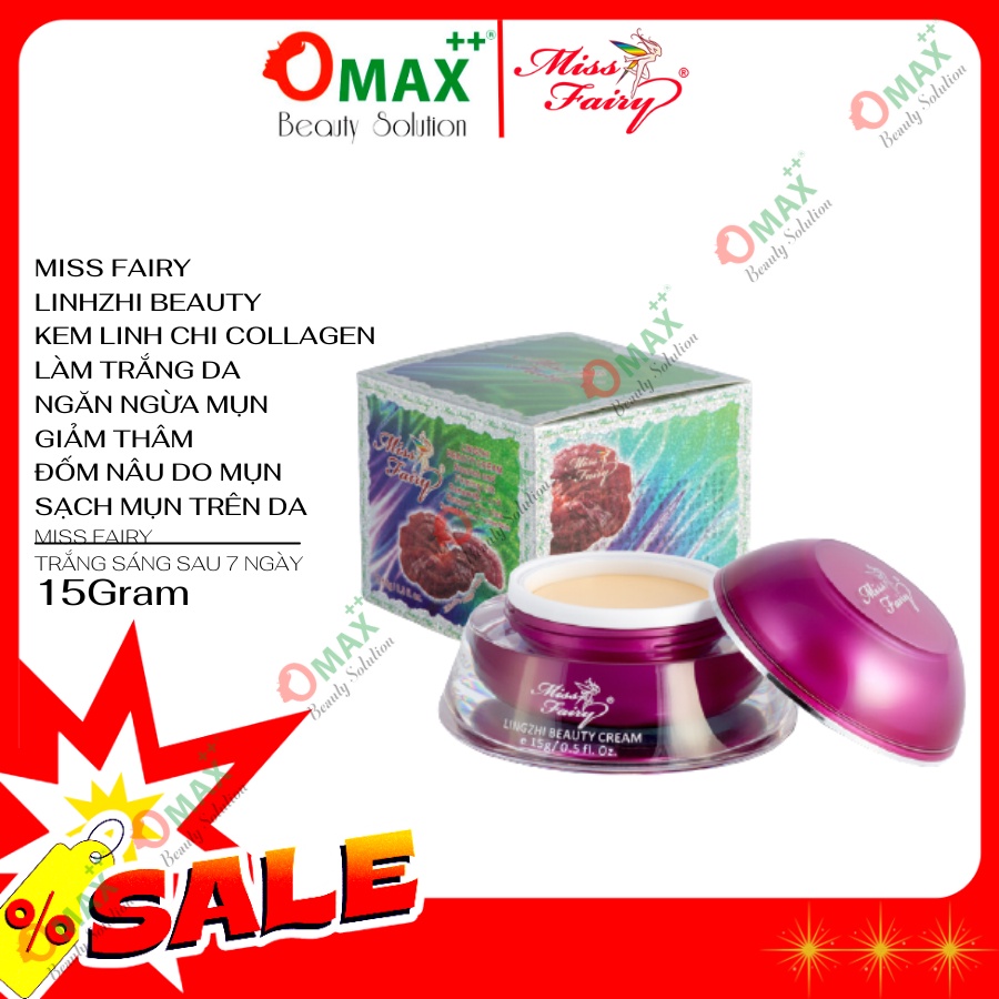 KEM MISS FAIRY LINH CHI 15G - NGỪA MỤN - GIẢM THÂM SAU MỤN