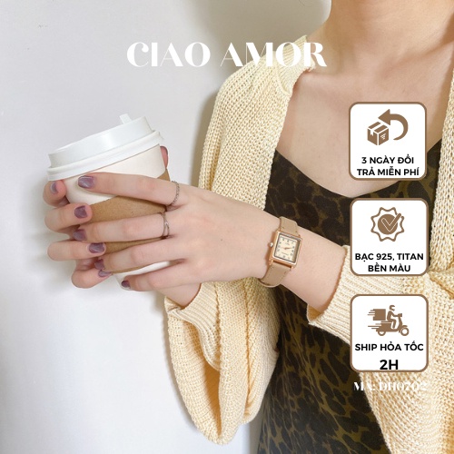 Đồng hồ nữ chính hãng DOUKOU dây vải đơn giản học sinh - DH0702