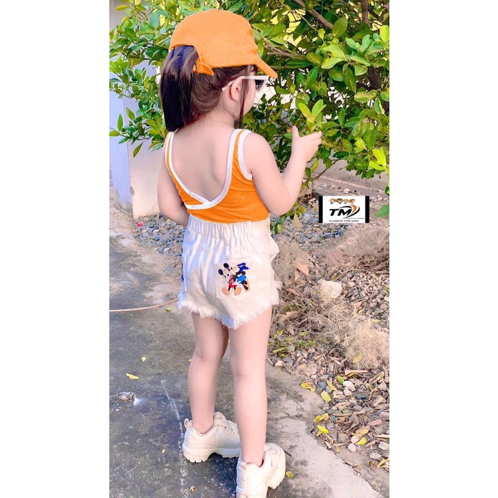 Set Thể Thao 3 Chi Tiết  Dành Cho Bé Gái 10-20kg