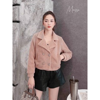 Áo dạ thỏ lông siêu hot
