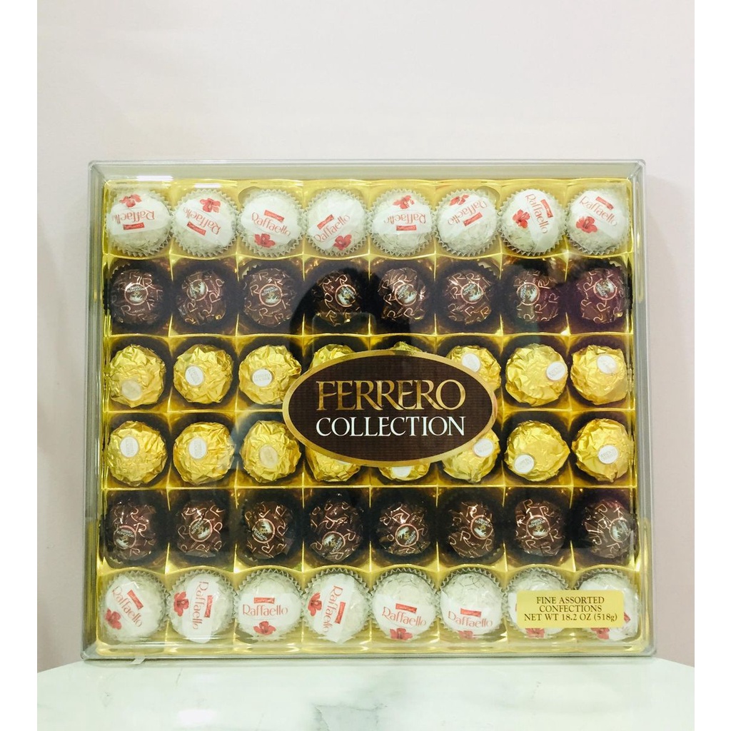 SOCOLA FERRERO COLLECTION 48 VIÊN MIX 3 VỊ DATE 03 VÀ 04/2023