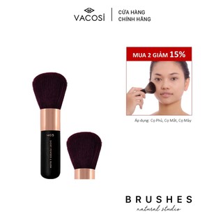Cọ phủ thân ngắn - vacosi short powder & blush m05