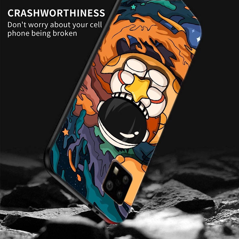 Ốp Điện Thoại Silicon tpu Mềm In Hình Phi Hành Gia Hoạt Hình Cho sharp aquos sense 5g sh-53a sh-m17