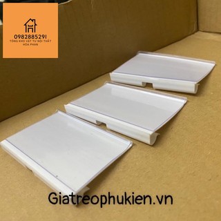 Nẹp bảng siêu thị, Nẹp bảng giá dùng trong siêu thị, nẹp nhựa gài giá, nẹp nhựa siêu thị, tem cài giá siêu thị -NB
