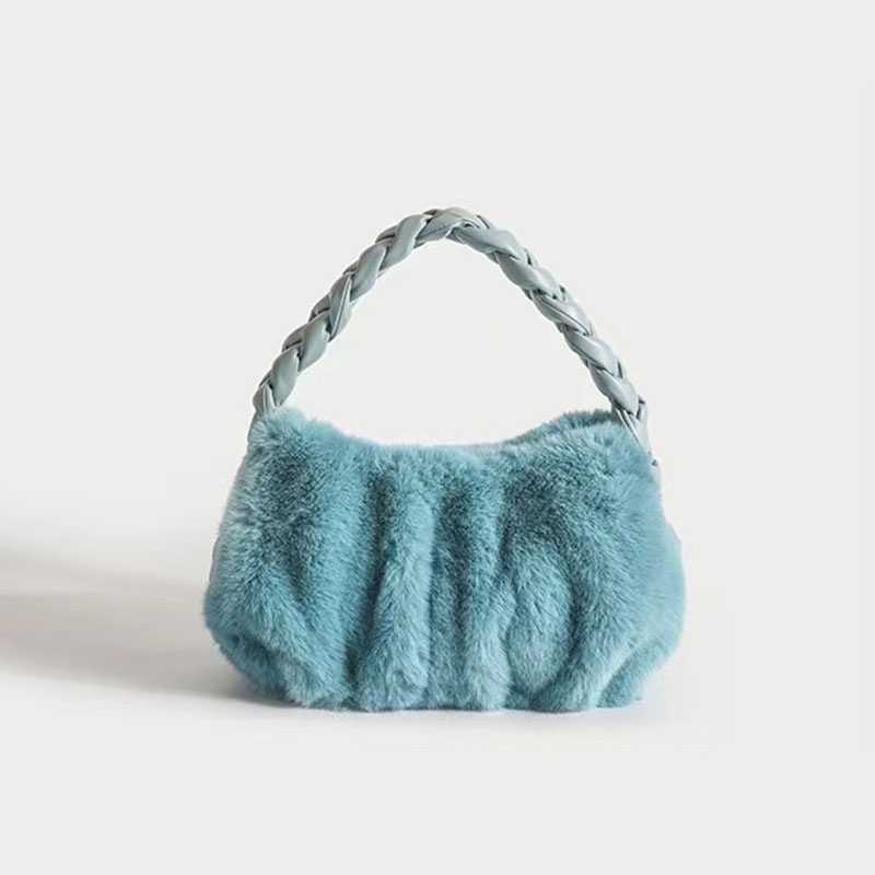 Túi xách lông nhung YADOU hình đám mây thời trang 2023 cho nữ