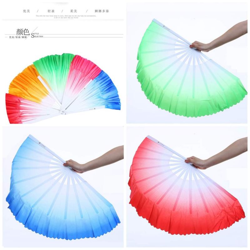 Quạt múa lụa nan nhựa. Quạt dưỡng sinh( 1 đôi)