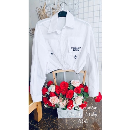 Áo vin thun dáng croptop