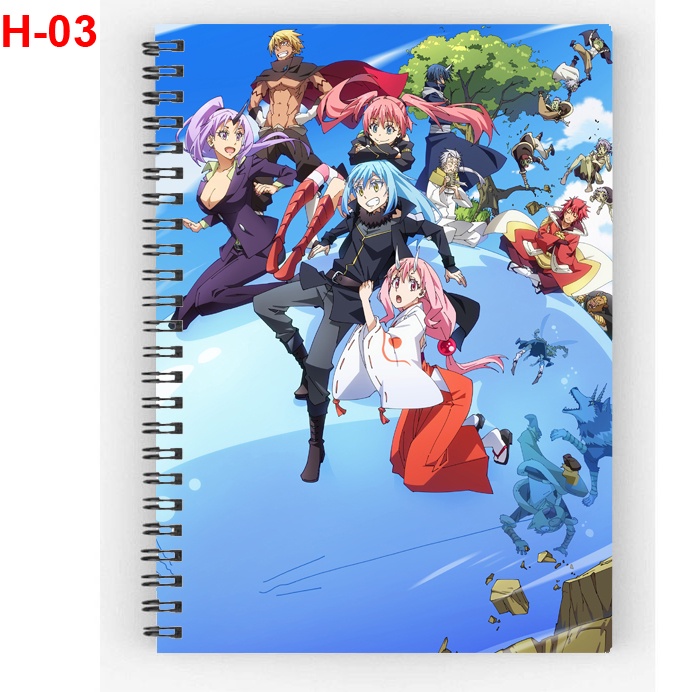 Sổ Lò xo , sổ gáy xoắn anime Tensei Shitara Slime Datta Ken - Rimuru Tempest